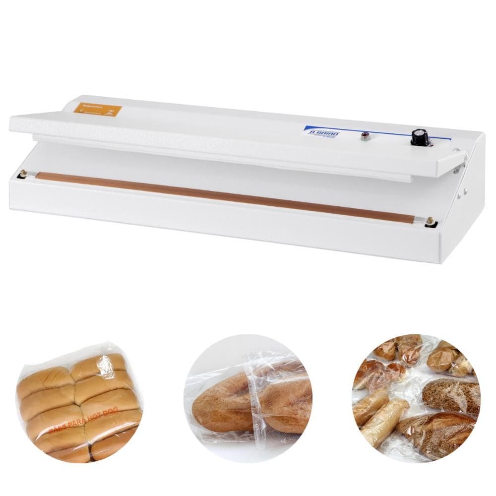 Seladora de Embalagens Portátil de Mesa 40cm Com Temporizador Bivolt Selamil R. Baião
