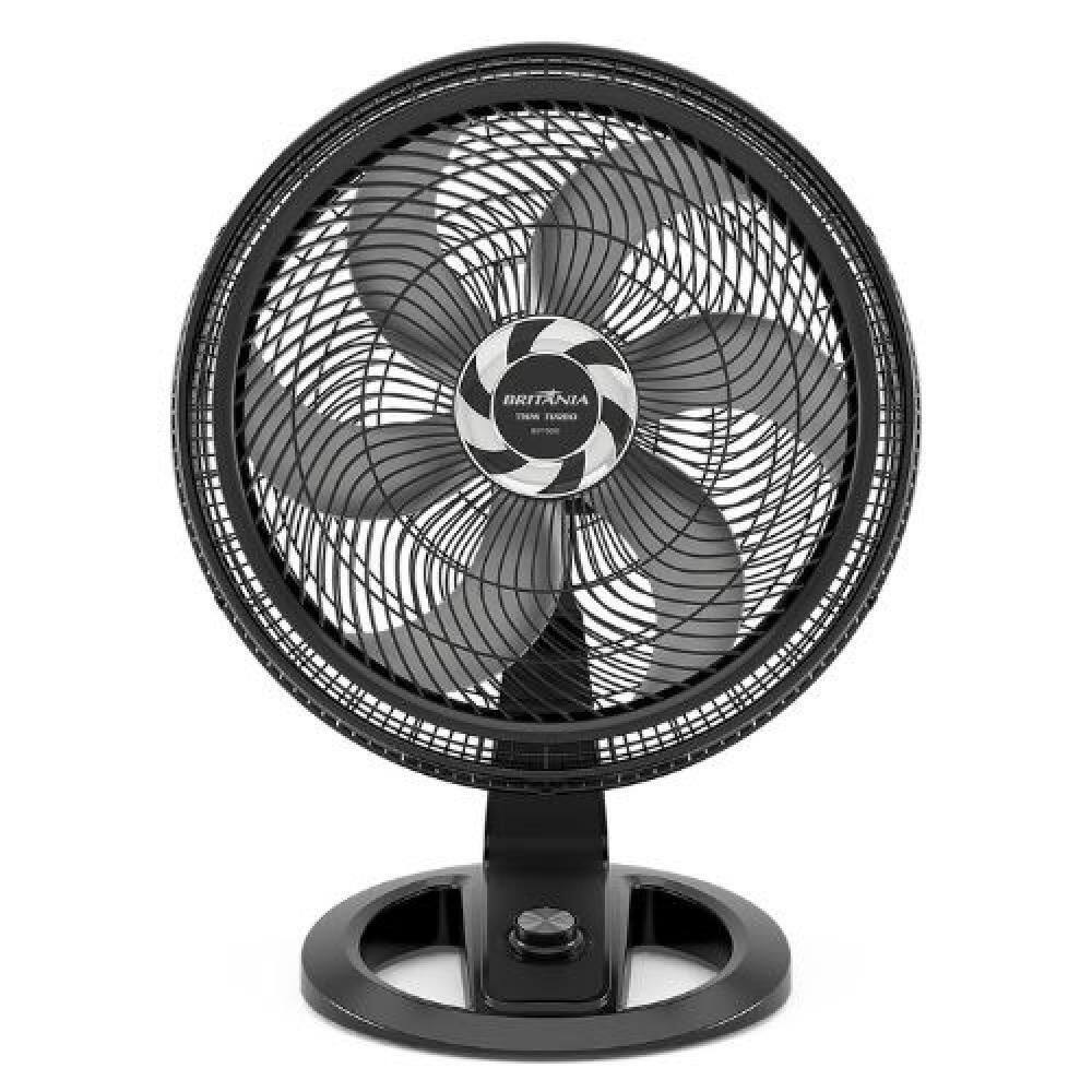 Ventilador De Mesa Brit?nia Bvt500 58cm 3 Velocidades Preto 220V