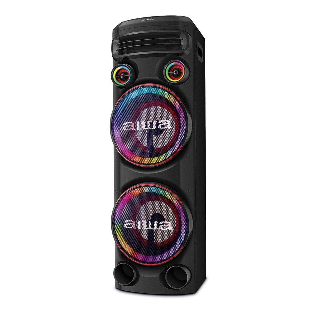 Torre de Som 2200W RMS 2 Woofers 10 USB Rádio FM AWS-T2W-01