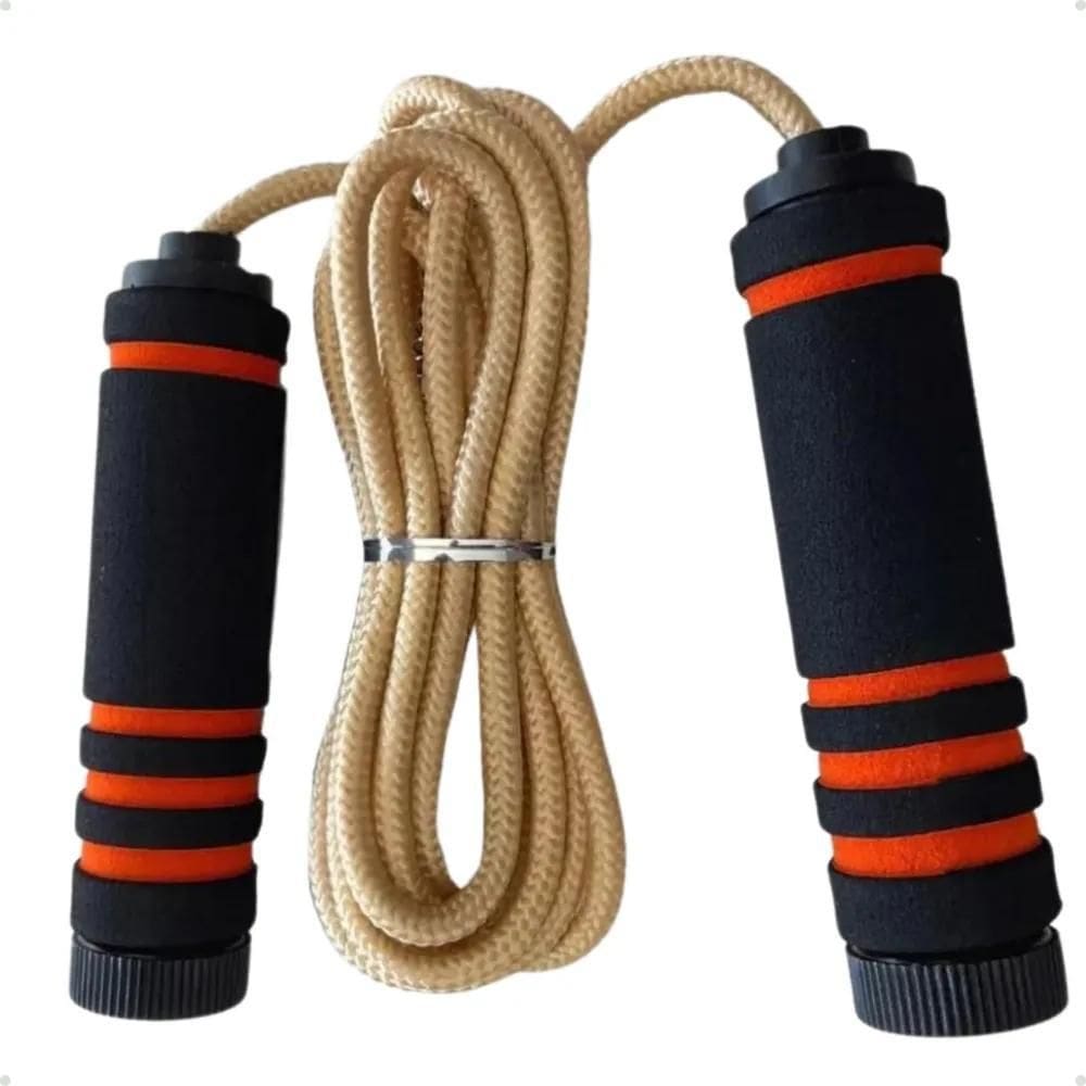 Corda De Pular Cross Ajustável Speed Ro Laranja