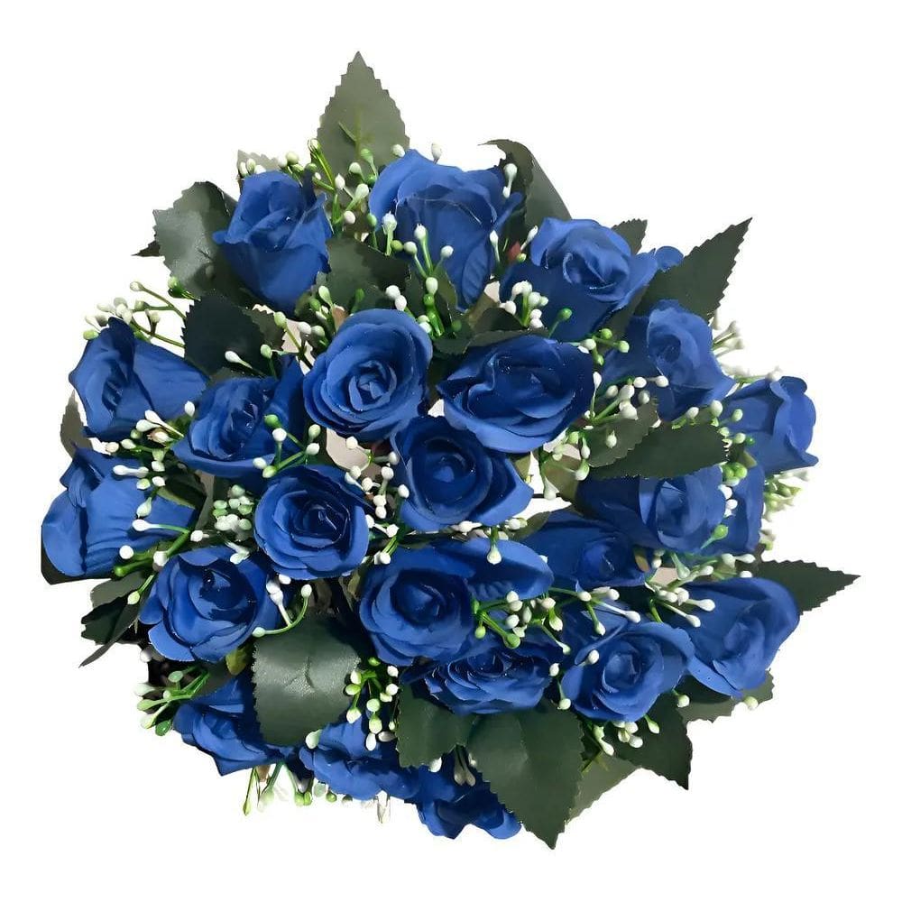 Buque De Rosas Grande Flores Artificial Qualidade E Realismo