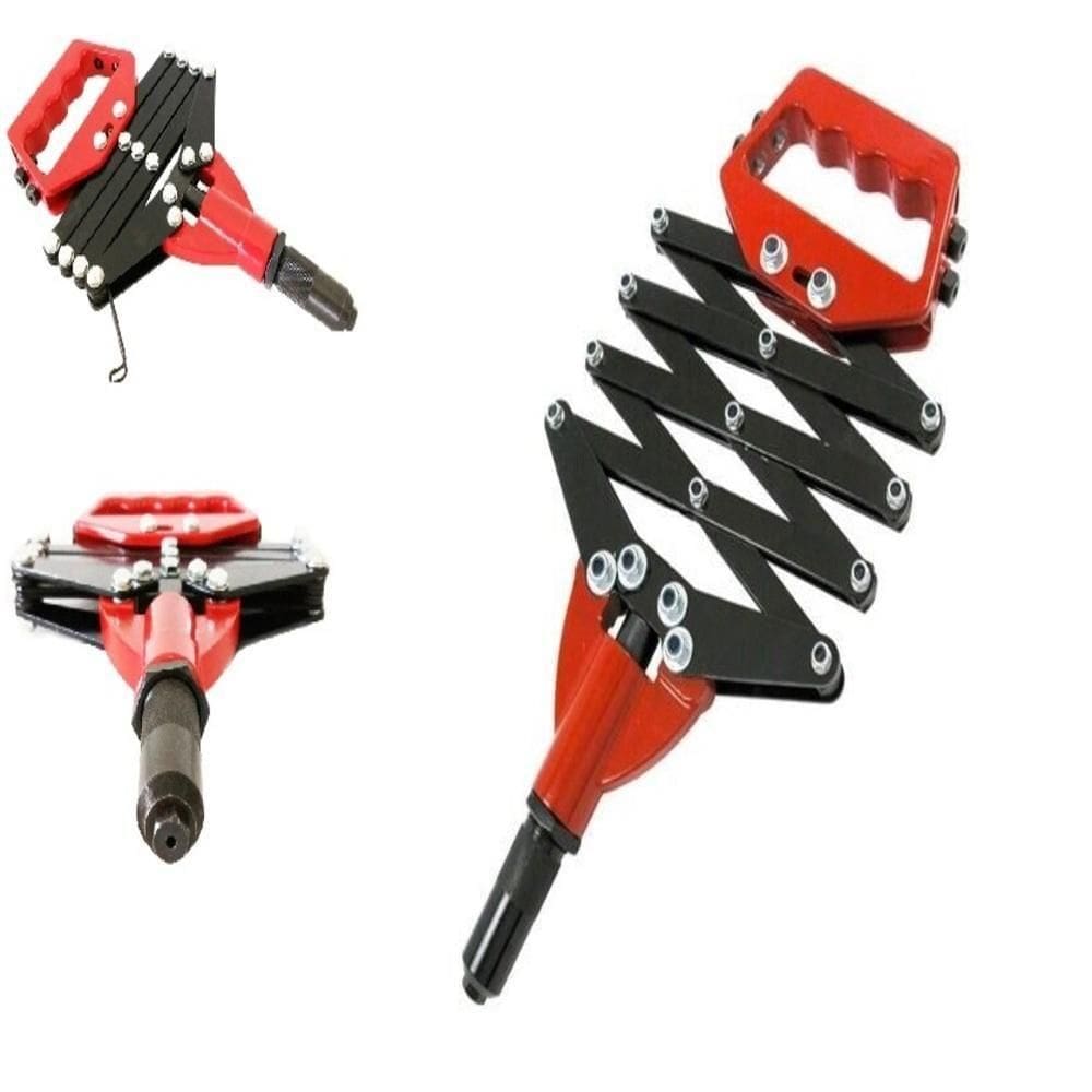 Rebitador Sanfona Alicate Rebitadeira Manual Dobravel