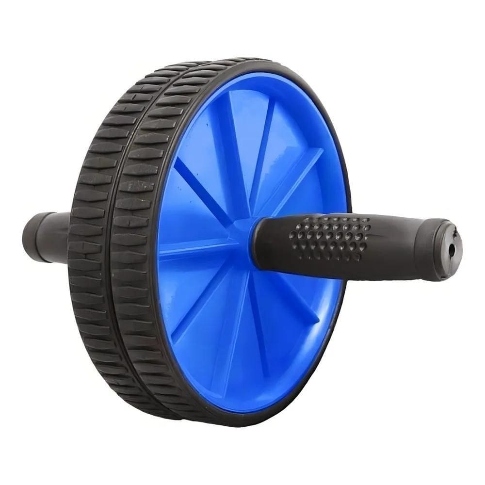 Aparelho Para Abdominal Roda Exercicios Personal Cor Azul