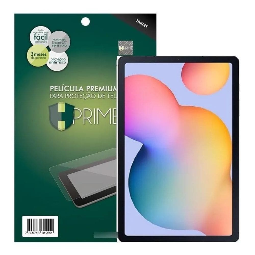 Pelicula Hprime Galaxy Tab S6 L Invisivel  Transparente Lisa