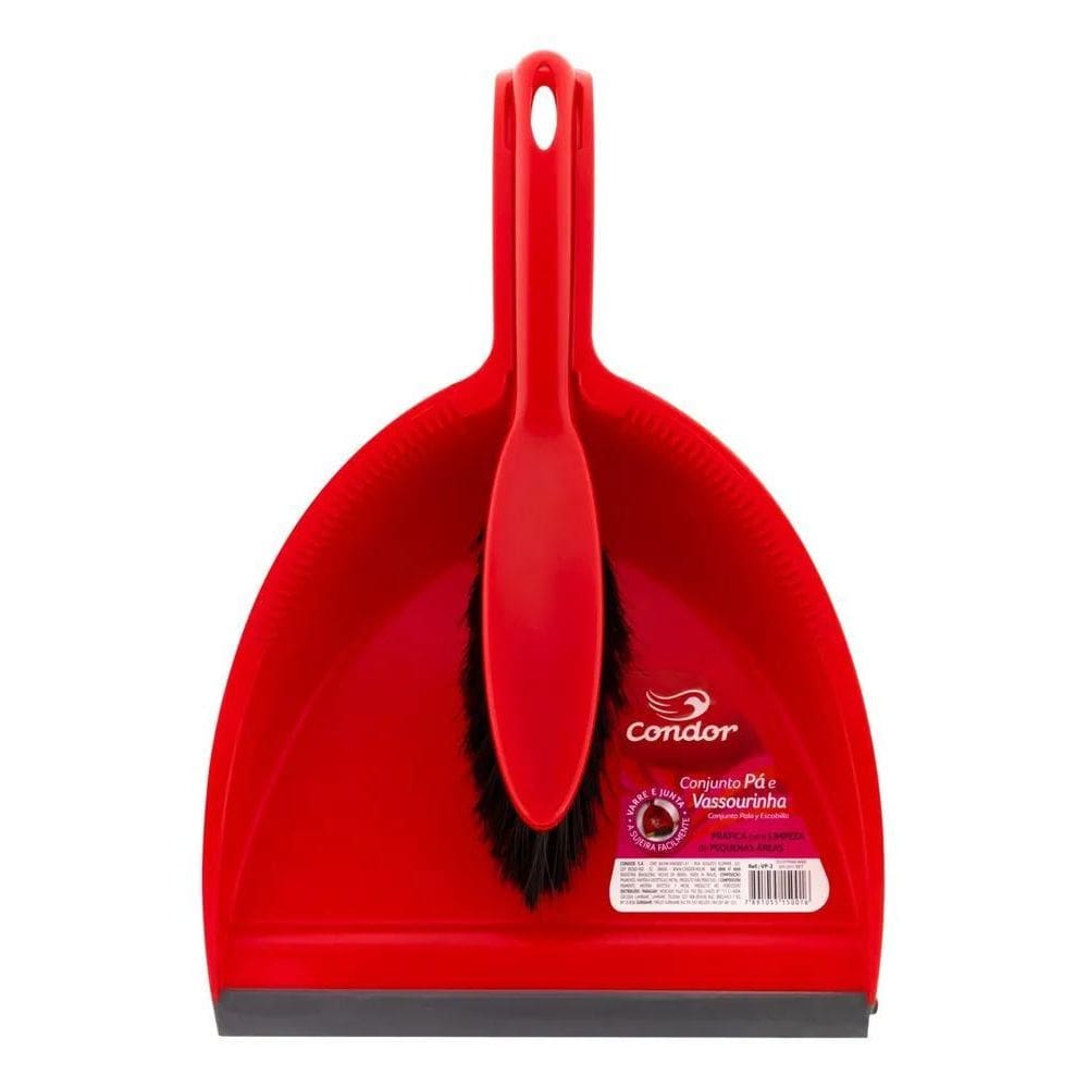 Conjunto Pá E Espanadeira Para Lixo Condor