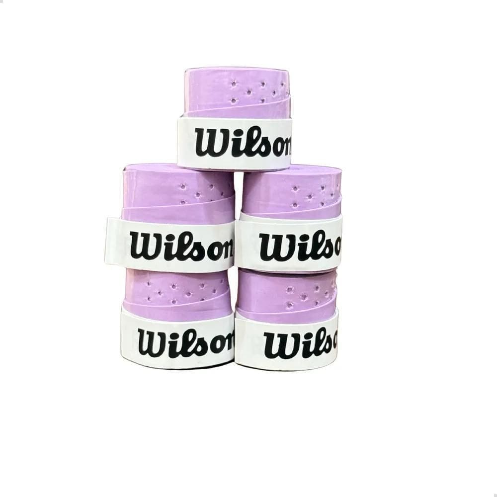 Kit 5 Un Overgrip Raquete Beach Furado Wilson - Env Imed Lil
