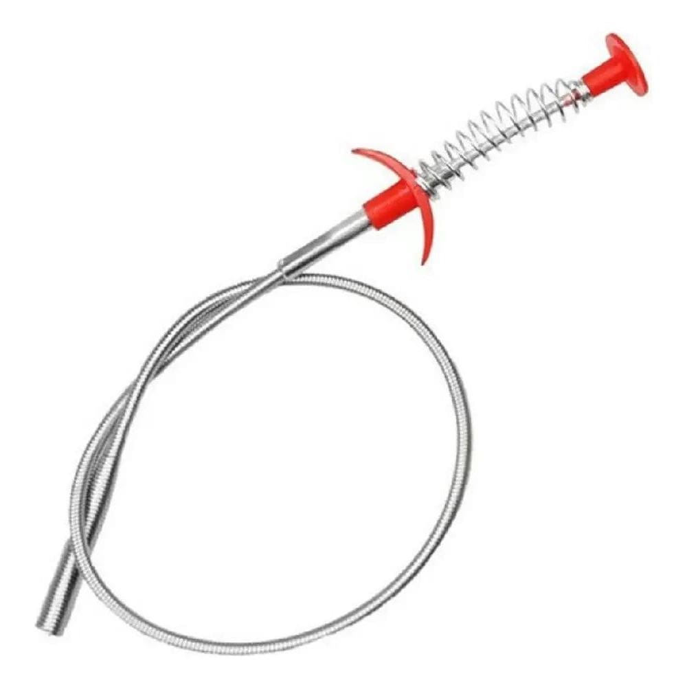 Desentupidor De Pia Pegador Vaso Ralos Haste Flexivel Garra