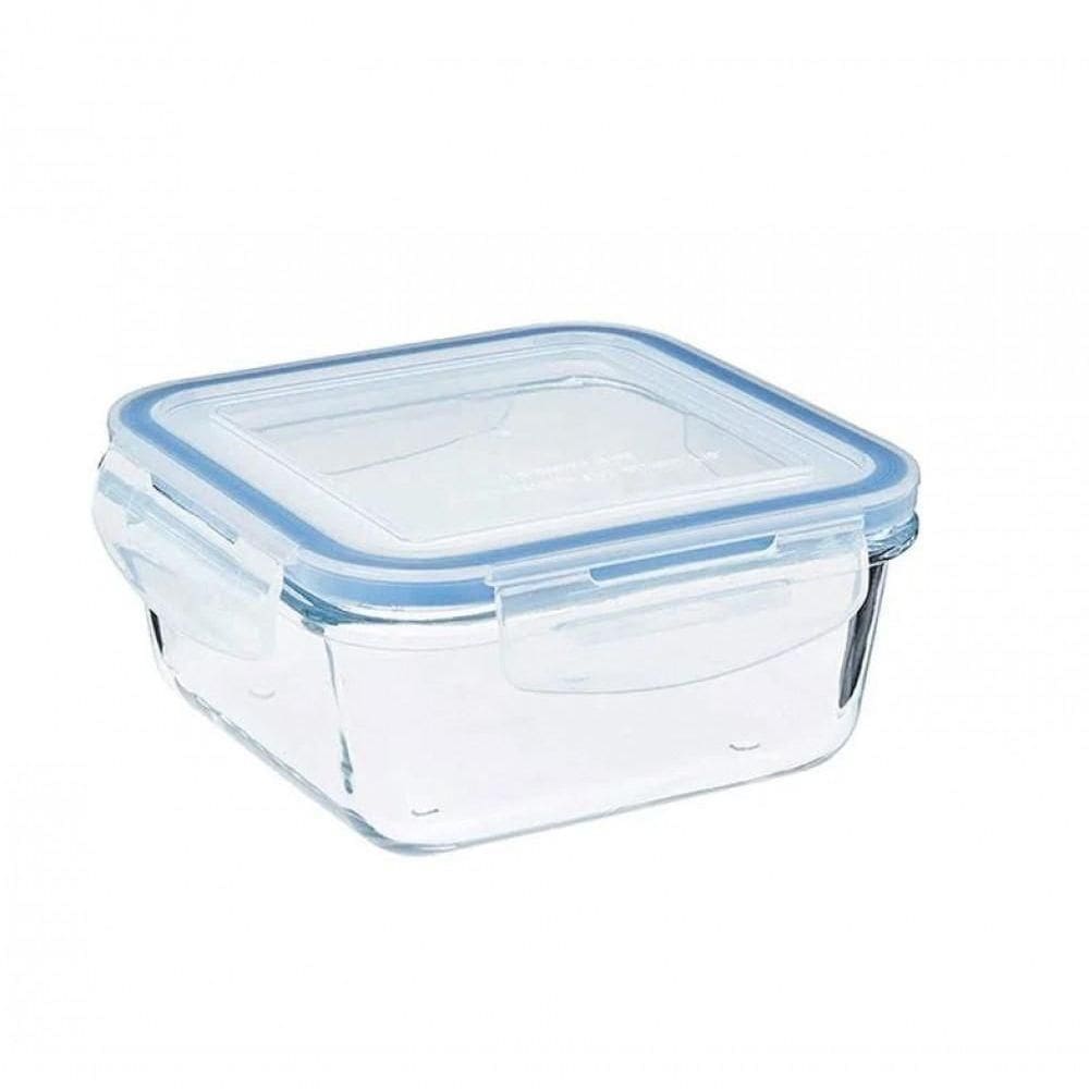 Pote Hermetico Quadrado Marmita De Vidro 800 Ml - Mimo