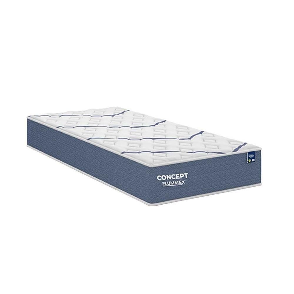 Colchão Solteiro Molas Ensacadas Concept Blue (88x188x25) - Plumatex