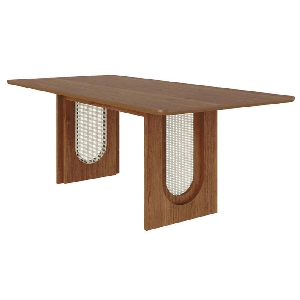 Mesa P- Cozinha Valentina C- Tampo Madeirado 210x100cm Cinamomo - Cimol