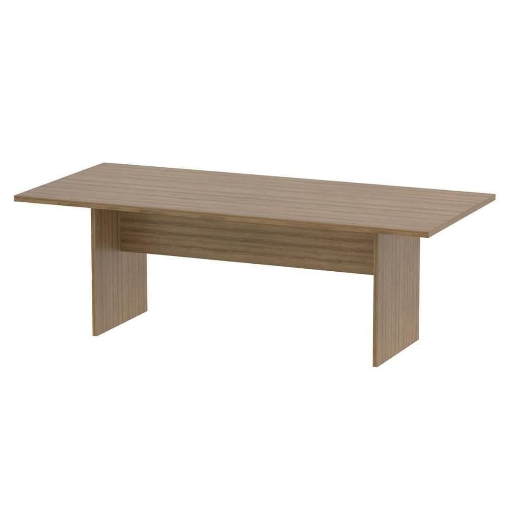 Mesa De Diretor Reunião Diretor Reunião Me4190 Amêndoa - Tecno Mobili