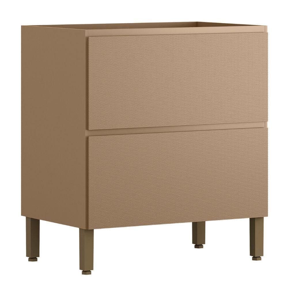 Balcão Sem Tampo Art 80 Cm 1 Porta 1 Gaveta Kit`s Paraná Cor:vanilla