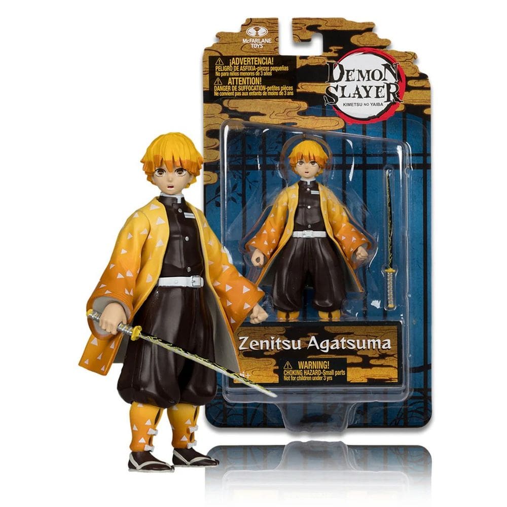 Figura Zenitsu Agatsuma Demon Slayer McFarlane 12,7 cm Articulado