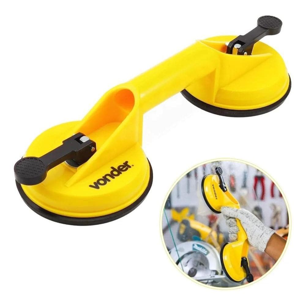 Ventosa Dupla  Vonder Para Vidros, Porcelanatos 50Kg