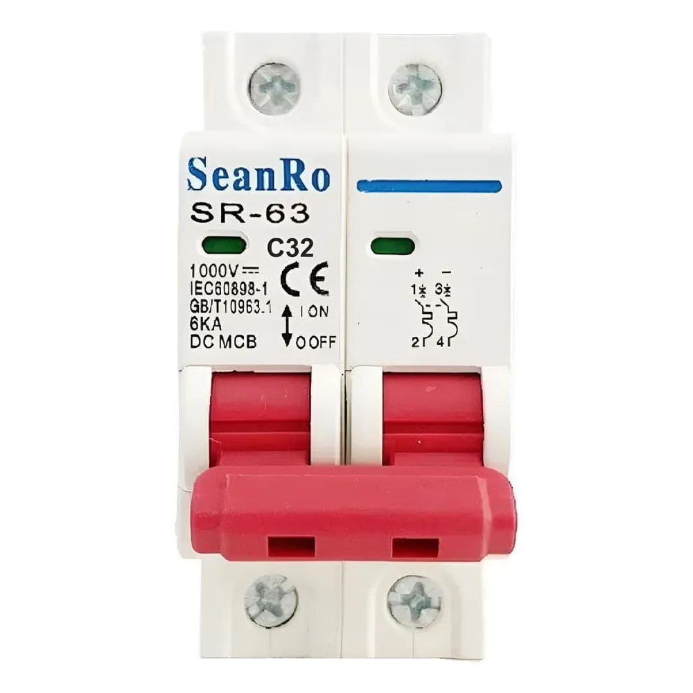 Disjuntor Cc 16A 20A 25A 32A 40A 50A 63A Solar F 32 A - 1000