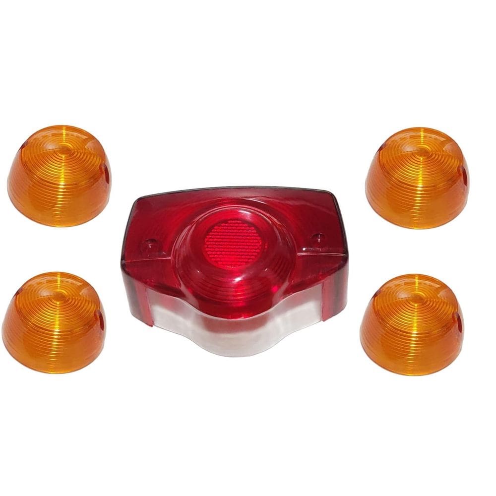 Lente Pisca + Lente Lanterna CG Bolinha ML 125 Turuna 76-82