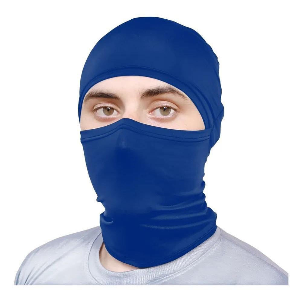 Toca Ninja Balaclava Anti Frio Calor Prote Azul Touca Ninja
