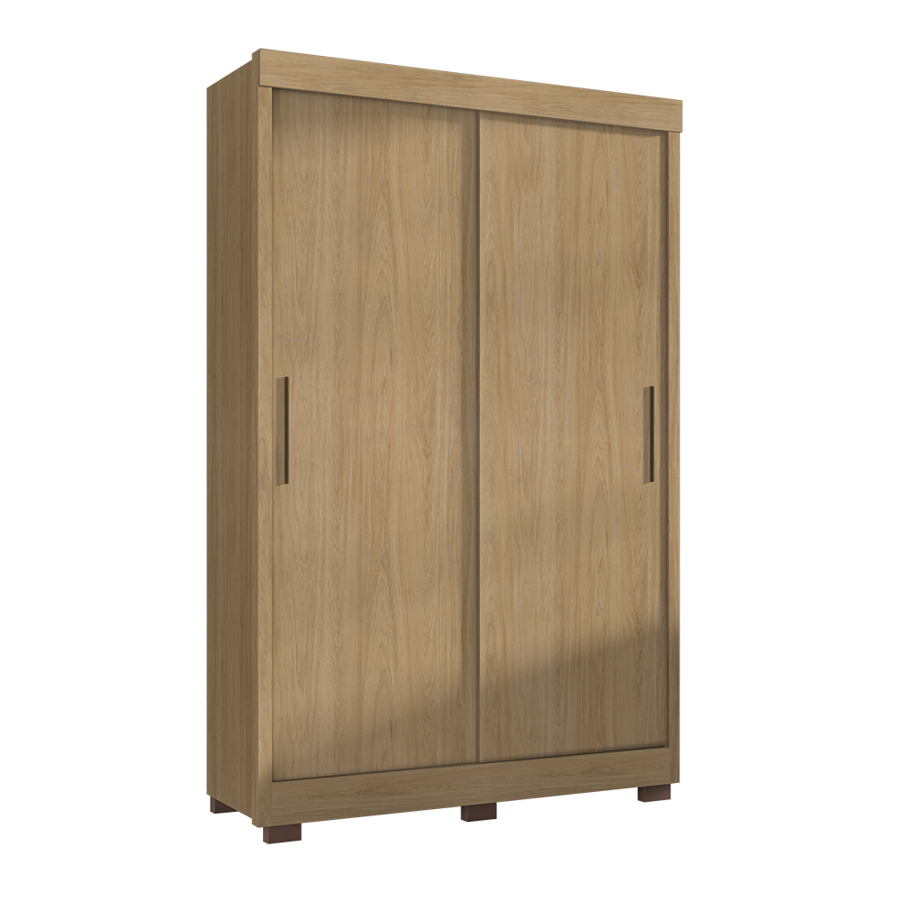 Guarda Roupa 136m com 02 Portas de Correr - Nature Móveis Leão