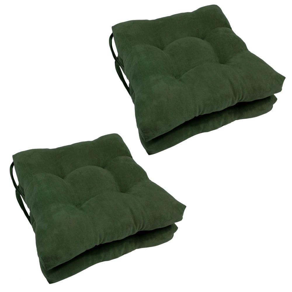Almofada de cadeira quadrada Pillow Blazing Needles 41x41x9 cm, pacote com 4