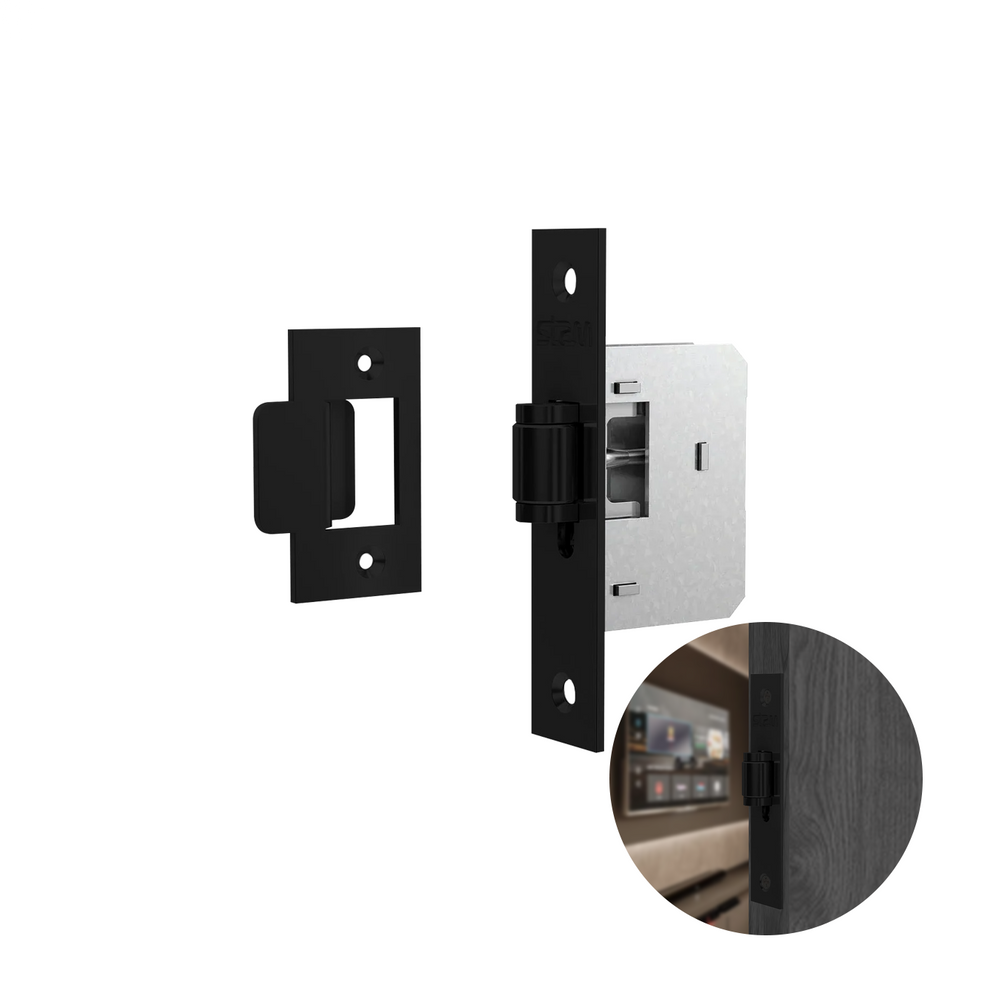 Fecho T. Rolete Auxiliar Preto Fosco