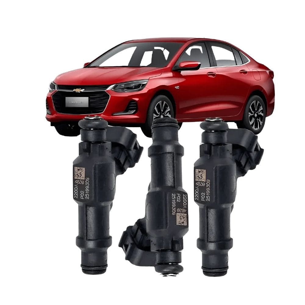 Kit 3 Bicos Injetores Onix 1.0 Flex 3cc Turbo De 2020 À 2025