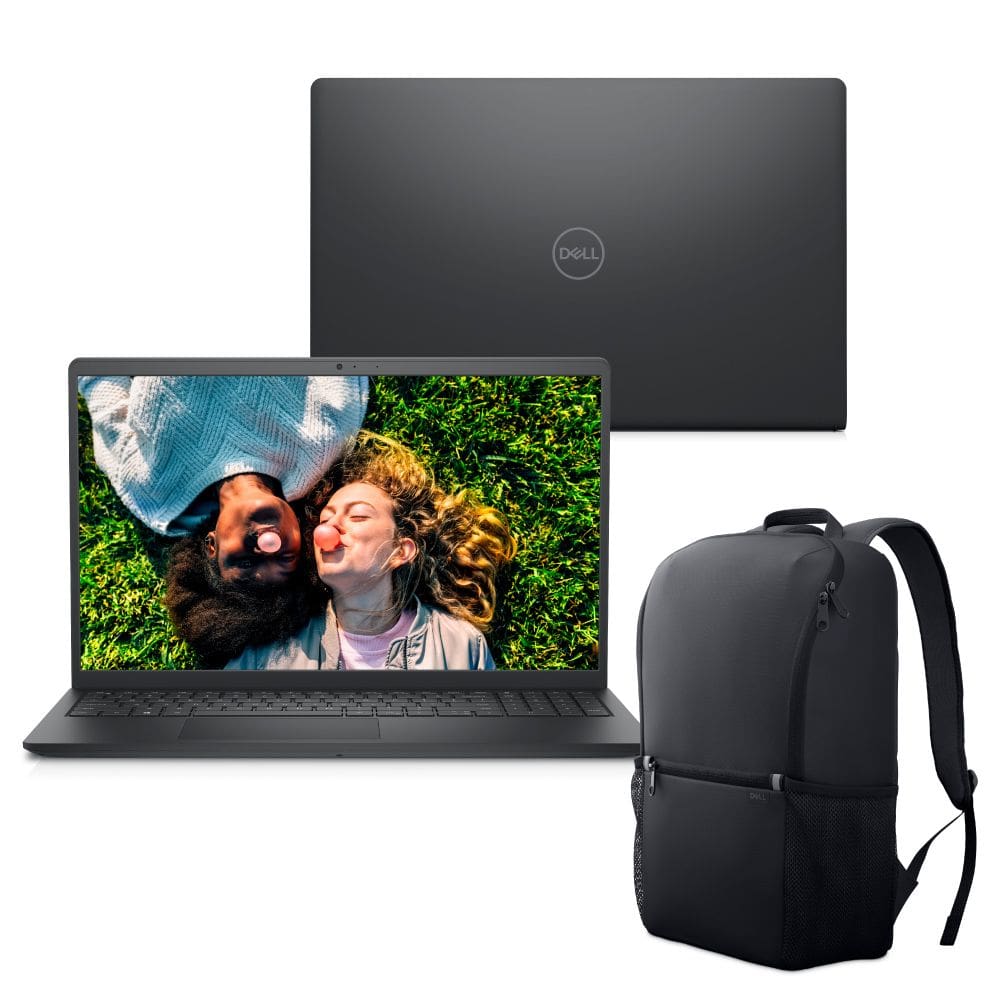 Notebook Dell Inspiron I15-I1300-M50PB 15.6” Full HD 13ª Gen Intel Core i5 16GB 512GB SSD Win 11 Preto Carbono + Mochila