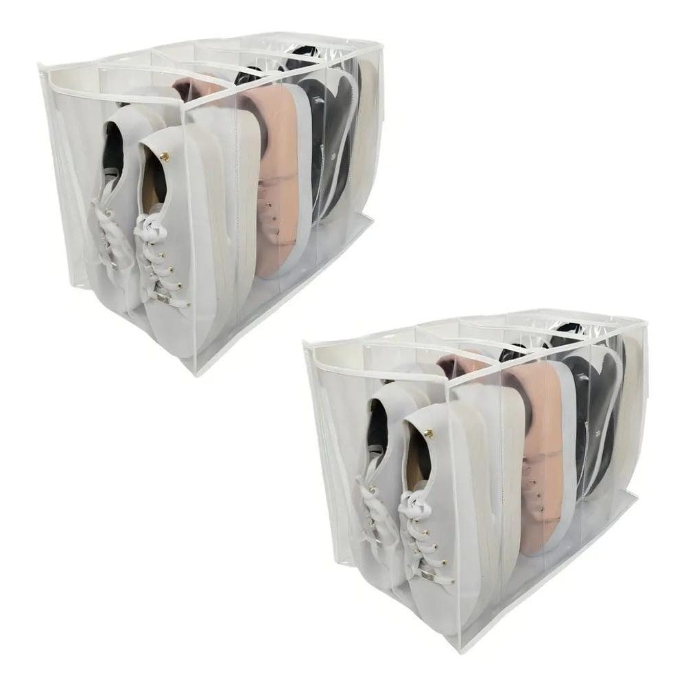 2X Kit 2 Colmeias Organizadoras De Sapatos Tênis Closet