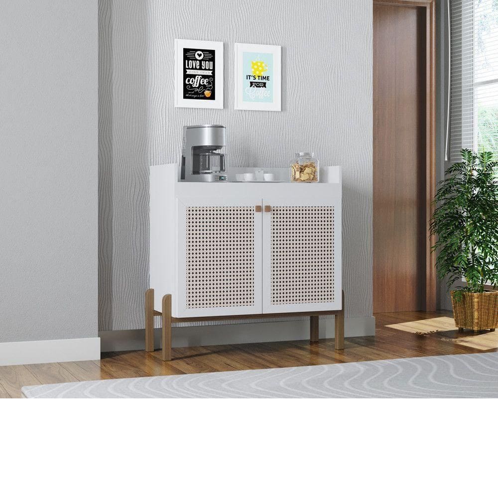 Buffet Decorativo Cuby Angular Branco