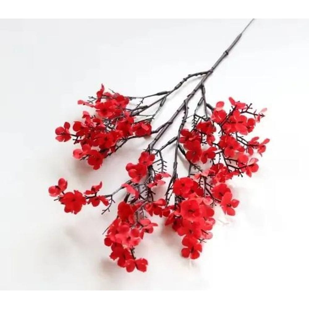 Buque De Cerejeira Mosquitinho Artificial Para De Vermelho