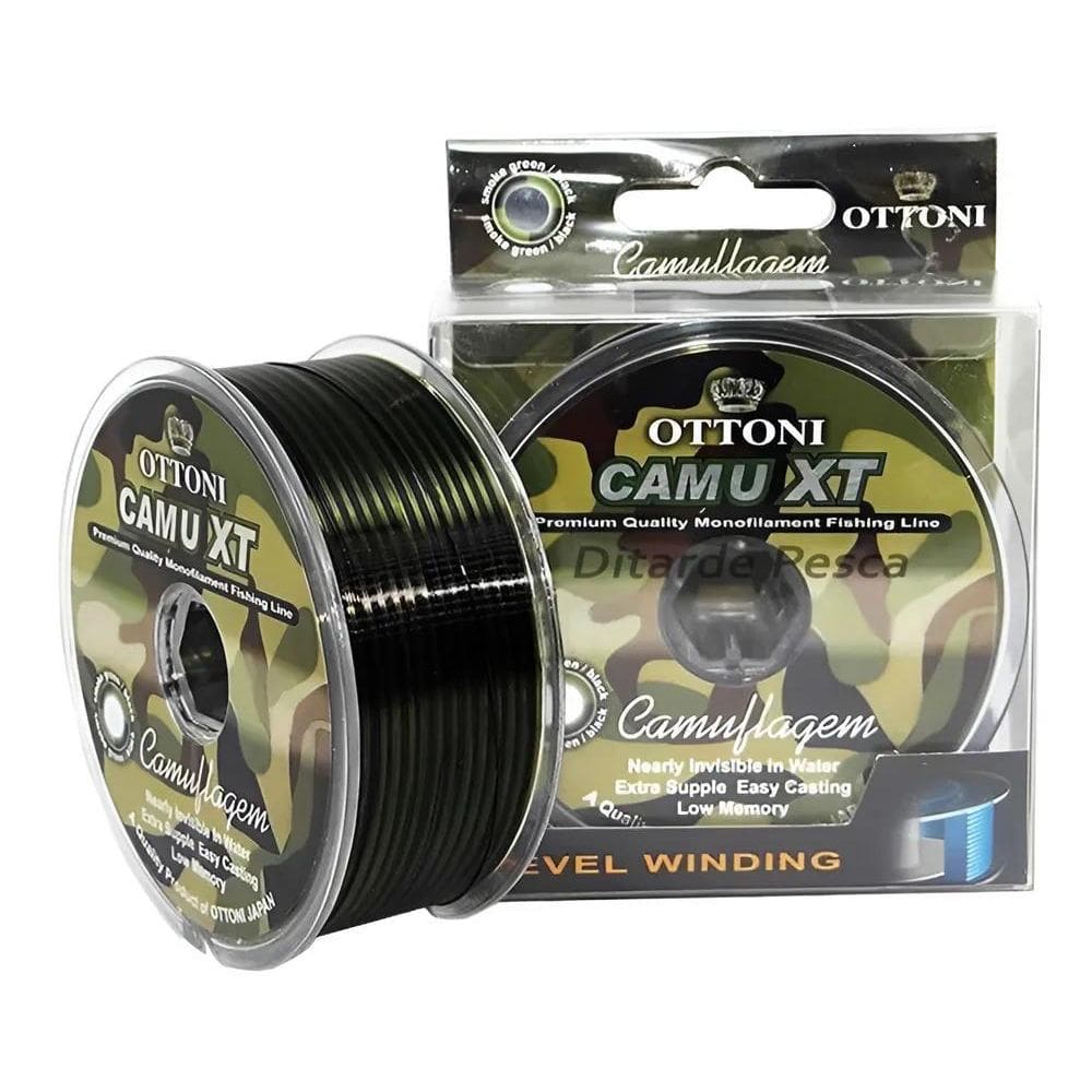 Linha Monofilamento Ottoni Camu Xt 0,25Mm 9Kg 19,8Lb 300M
