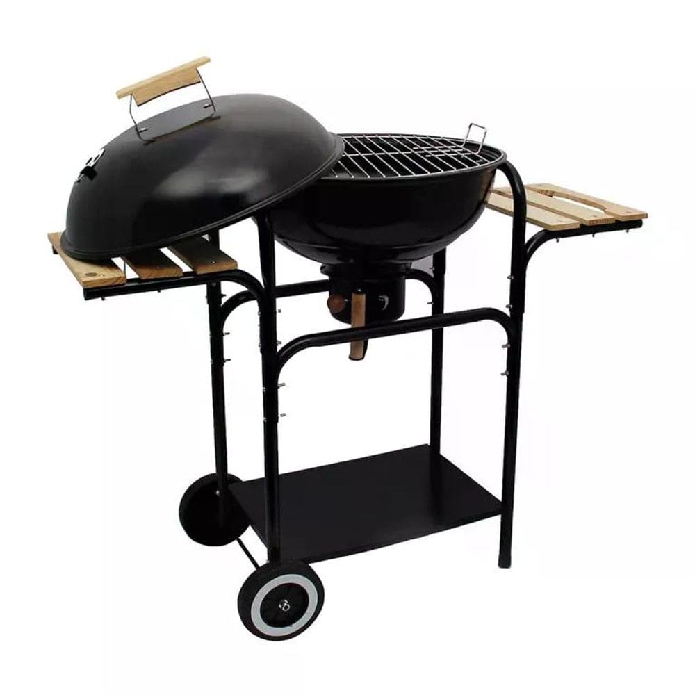 Churrasqueira a Carvão Redonda com Bandejas Mr. Beef