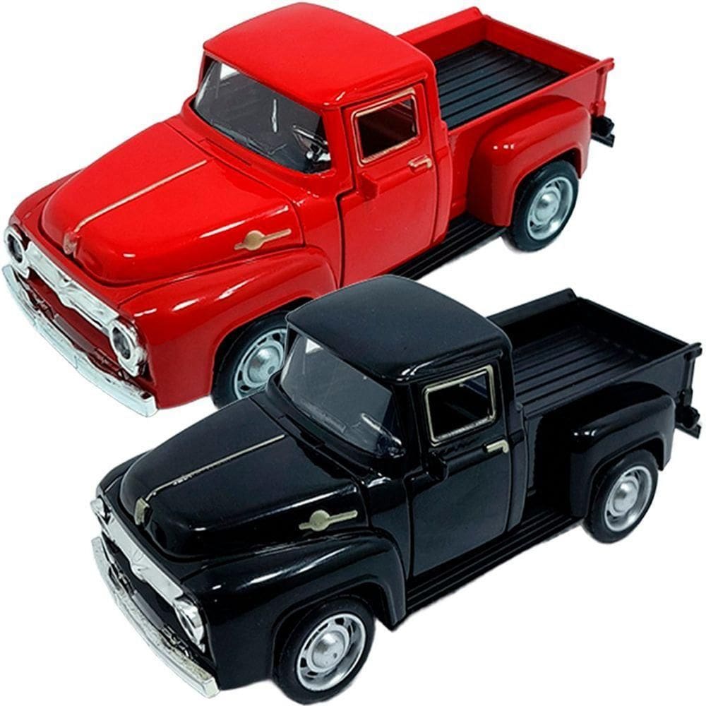 Miniaturas Carrinho Camionete Pickup F-100 Kit 2pçs Em Metal