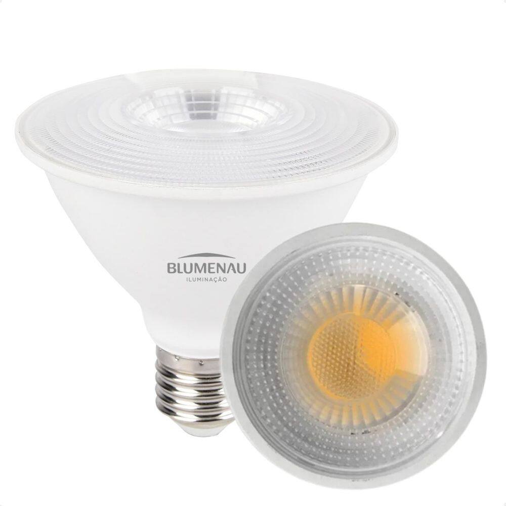 Lâmpada Led Par 30 9,8W E27 Bivolt Blumenau 3000K - Amarel