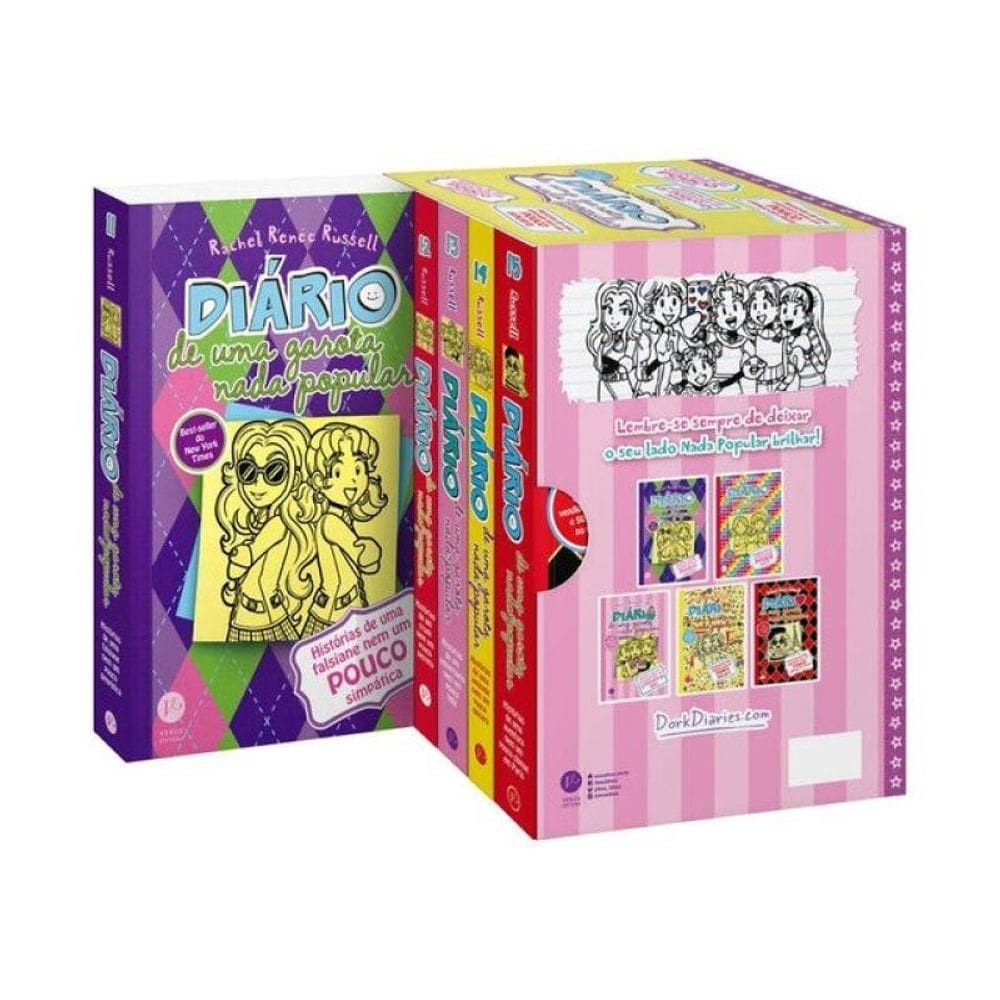 Box Diário De Uma Garota Nada Popular (Vol. 11 A 15 - Edição De Bolso)