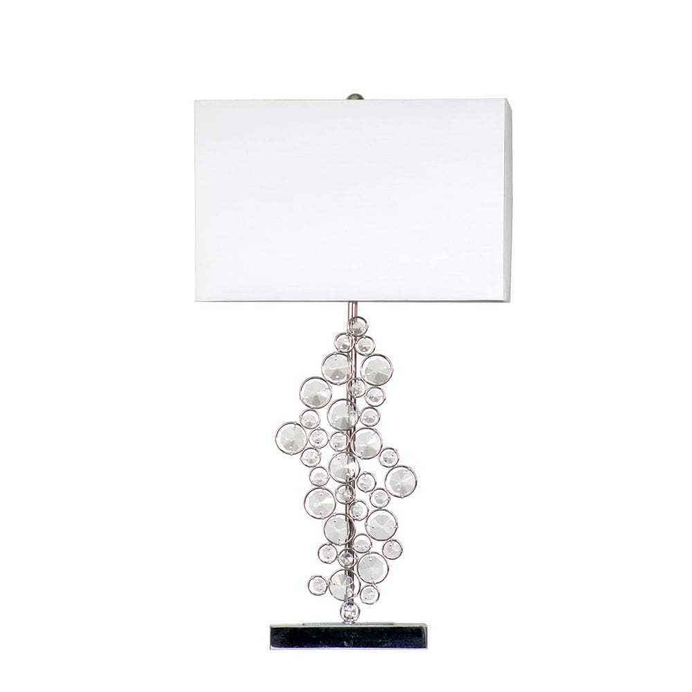Lâmpada Elegant Designs LT1027-CHR Crystal Sequin Chrome 67 cm