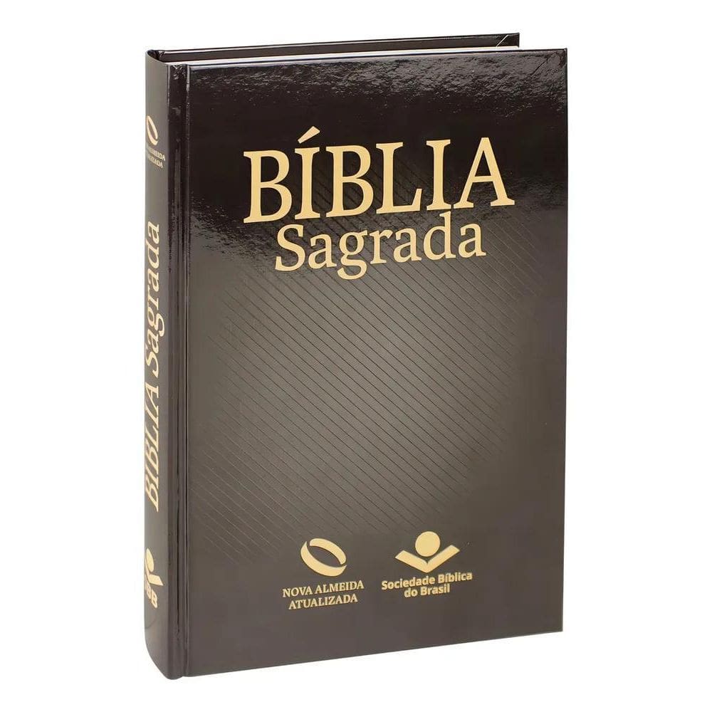 Bíblia Sagrada - Capa Ilustrada Com Preto: Nova Almeida Atua
