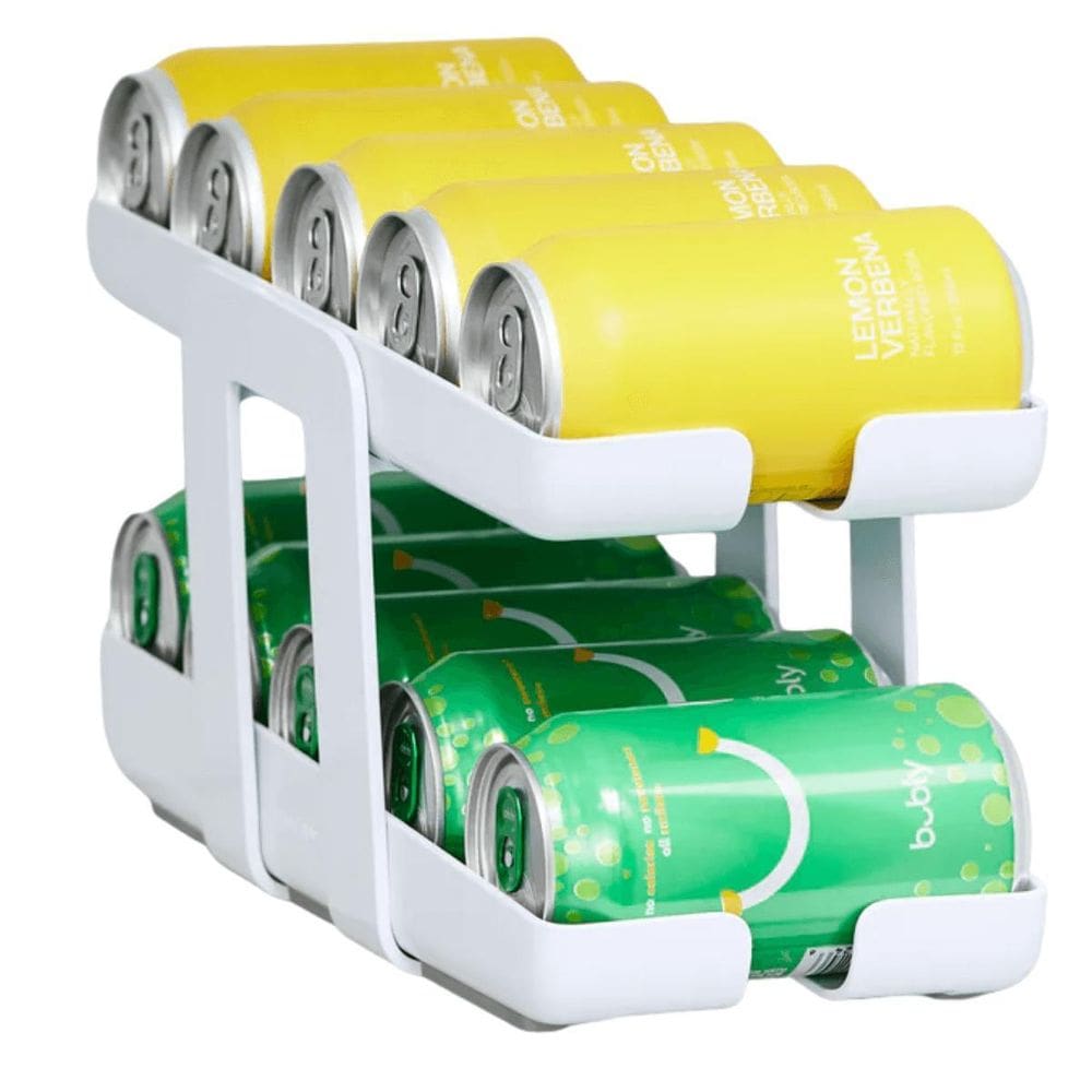 Porta Latas Organizador De Geladeira Deslizante Cozinha