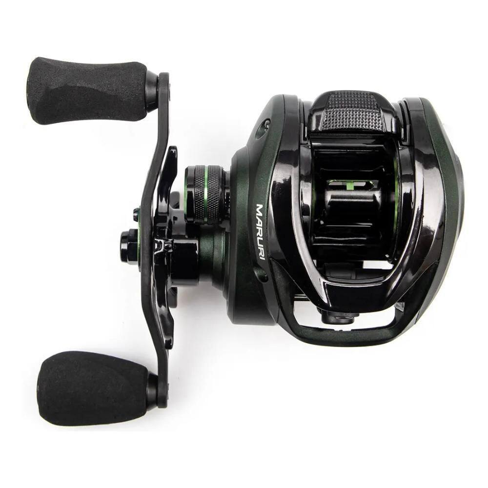 Maruri Carretilha Tnt Carbon Lh Esquerdo Cor Verde Escuro