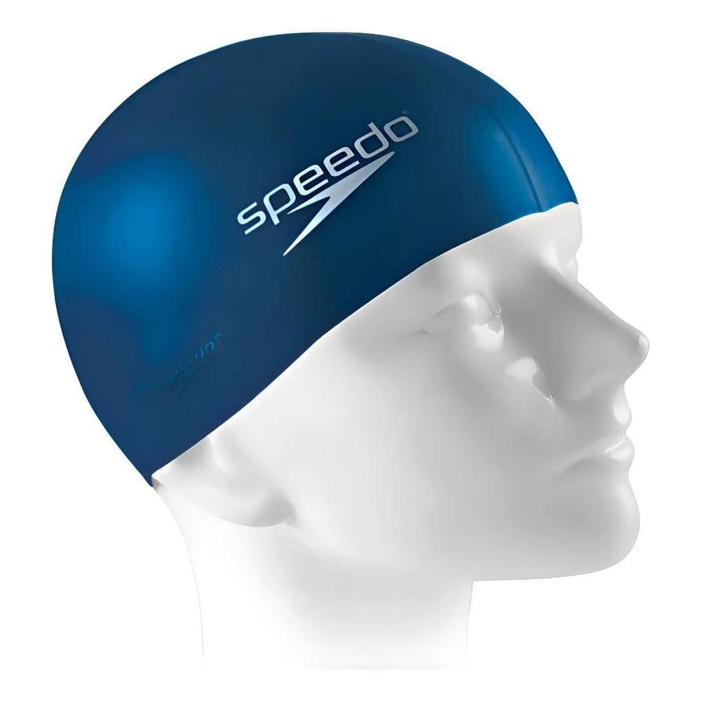 Touca Natação Speedo Flat Cap Azul