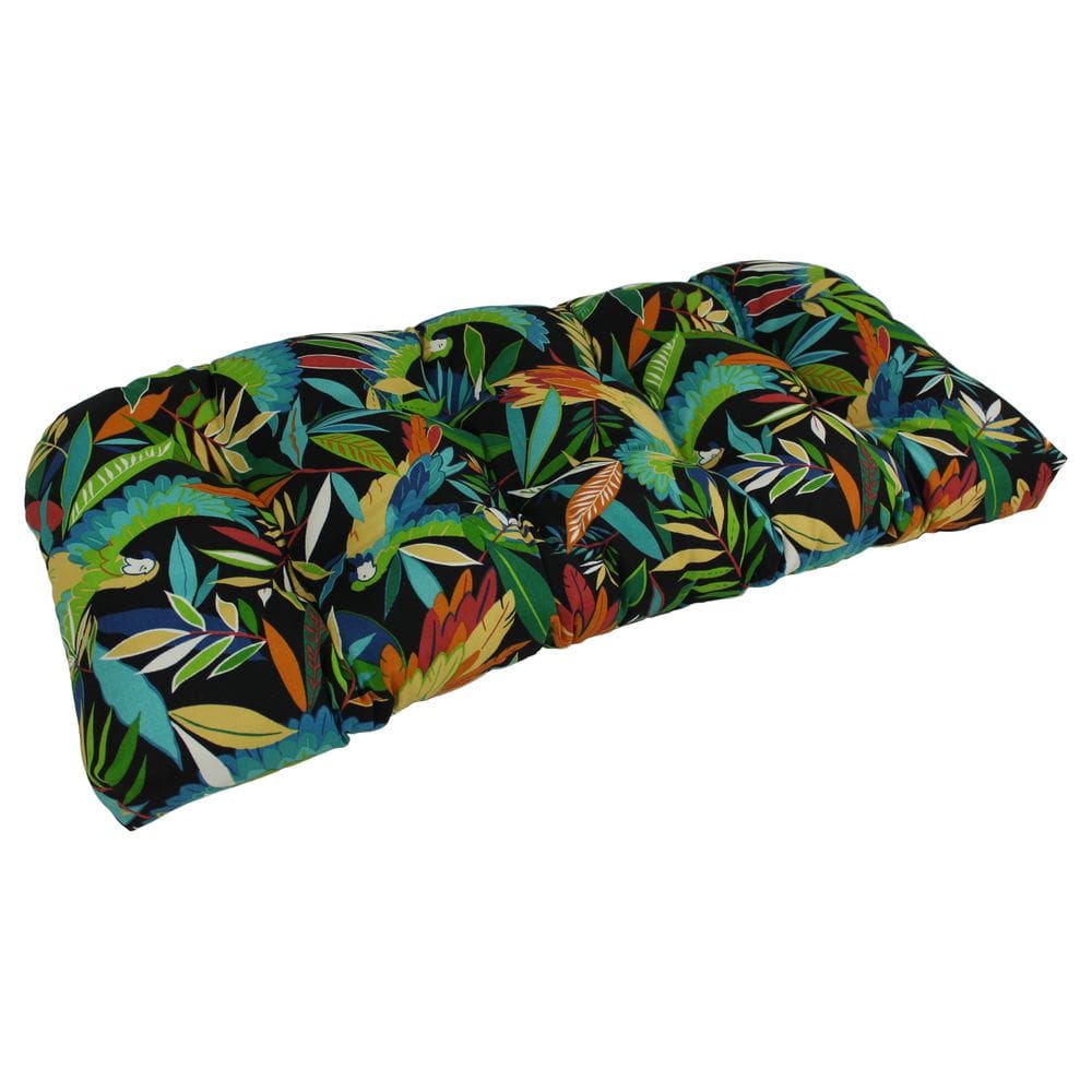 Almofada Loveseat Blazing Needles, encosto arredondado, Tucuman Ebony