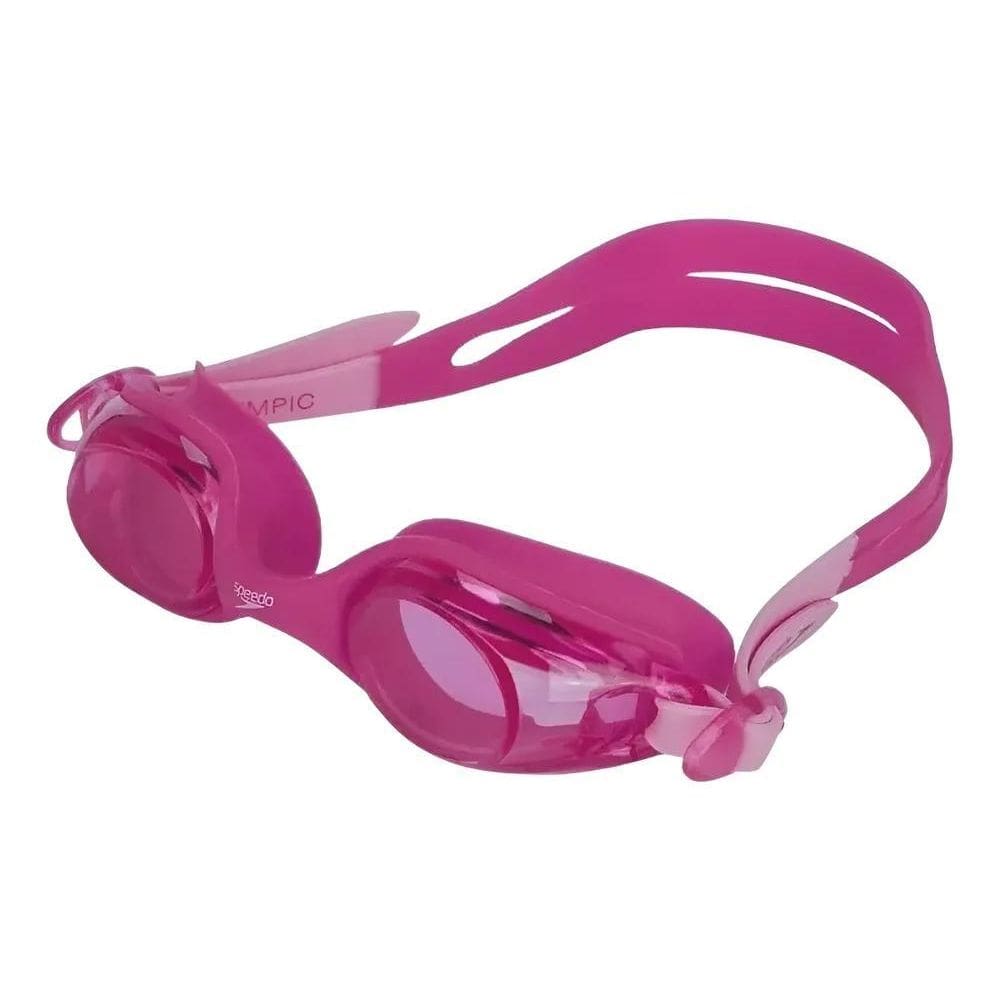Óculos De Natação Speedo Jr Olympic Performance Cor Rosa