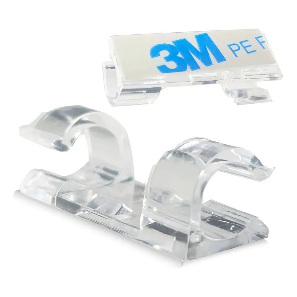 Vittak Kit 40 Clips Organizador De Mesa Fixador Adesivo De C