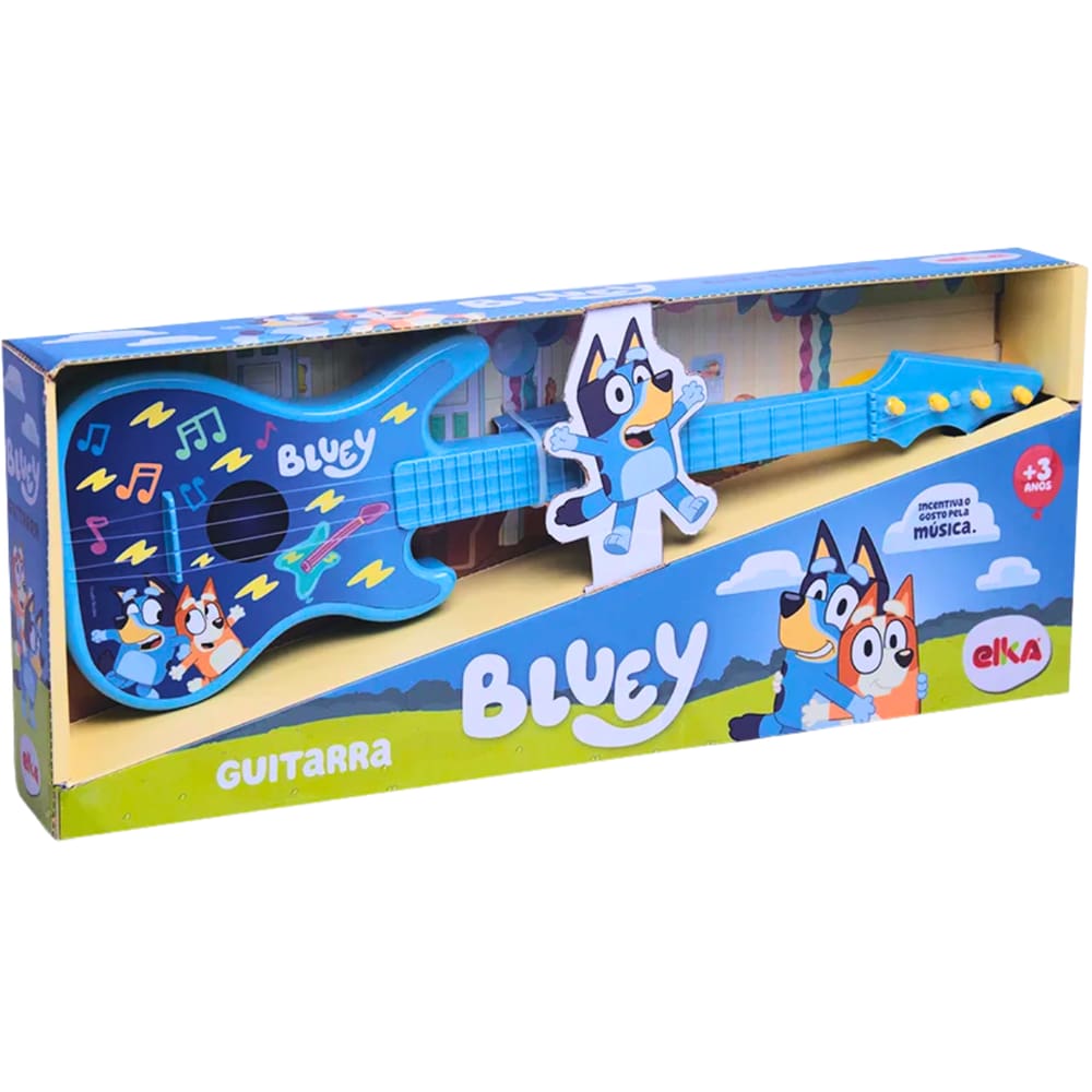 Instrumento Musical Infantil Jovem Guitarra Bluey Elka