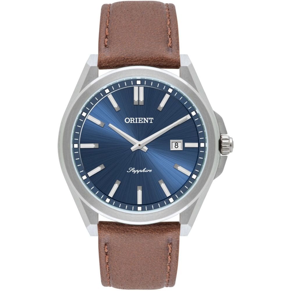 Relógio Orient Masculino Couro Eternal Mbsc1046 D1nx