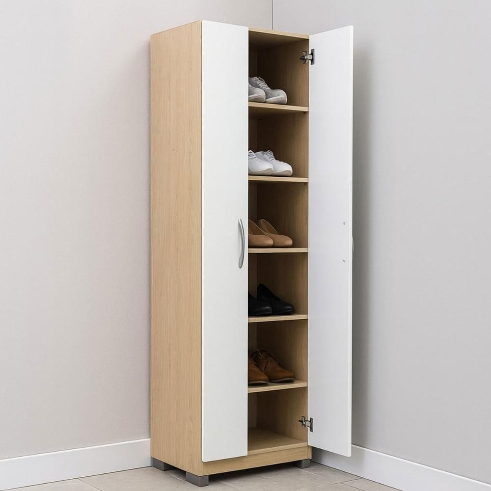 Armário Sapateira Multiuso 2 Portas -579 Branco Riviera