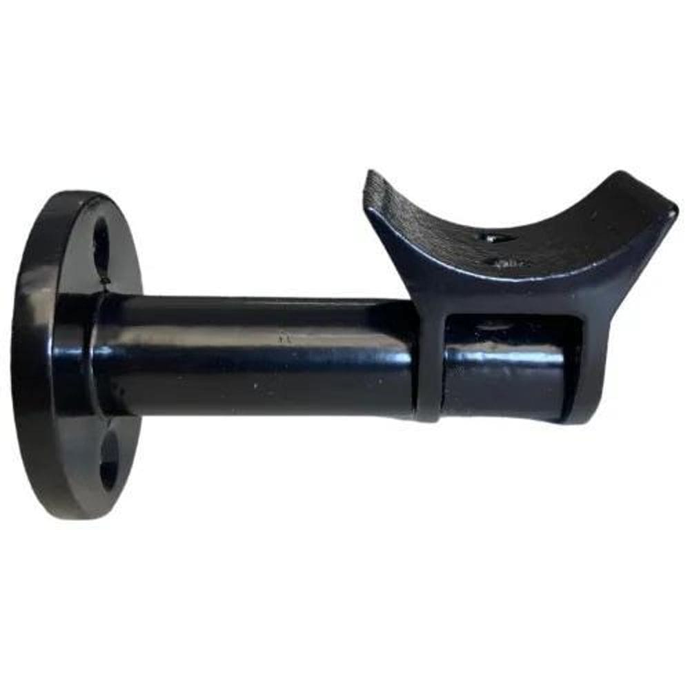 Suporte Parede Corrimão Tubo Redondo 2 Polegadas Es Preto