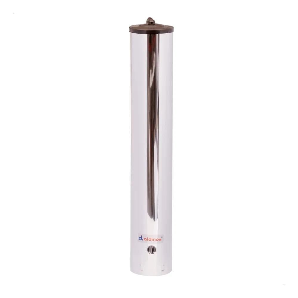 10X Porta Copo Descartavel Suporte Inox Dispenser Agua 200M