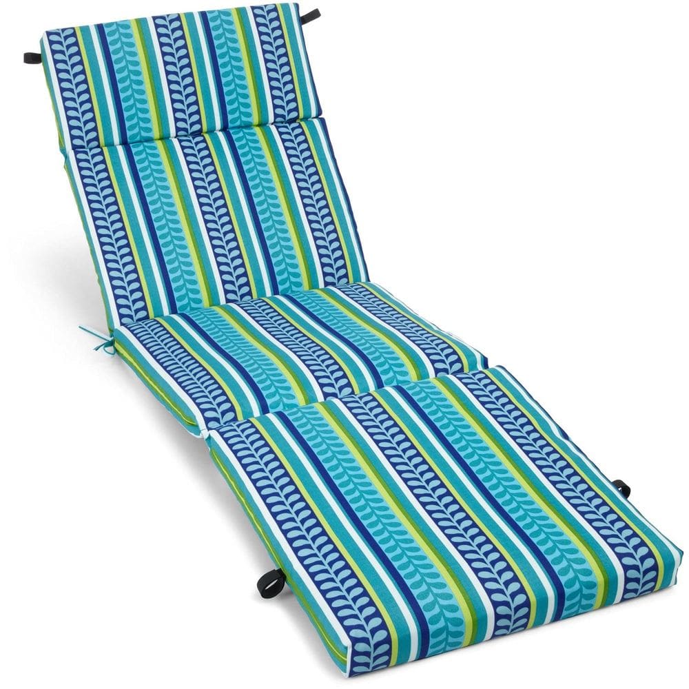 Almofada Chaise Lounge Blazing Needles Pike Azure 183x61cm