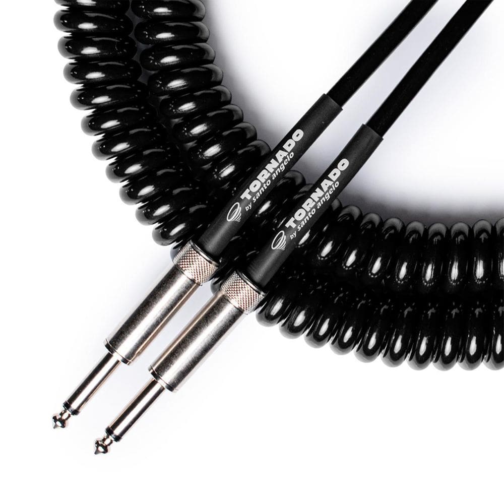 Cabo Santo Angelo Tornado Guitarra Espiral P10 Reto 0,50Mm