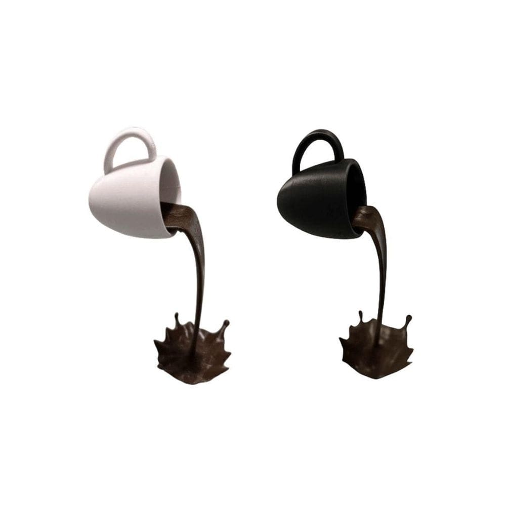 Kit 2 Xicaras Decorativas Flutuante Para Amantes De Café